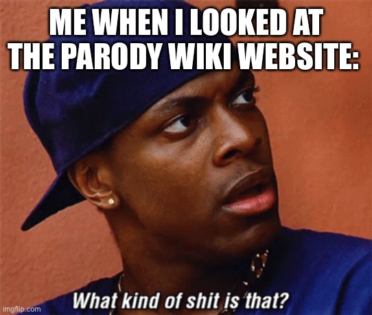 (This website actually had character’s butts btw and I bet no one wants to see that) | ME WHEN I LOOKED AT THE PARODY WIKI WEBSITE: | image tagged in an ancient image,long long ago | made w/ Imgflip meme maker