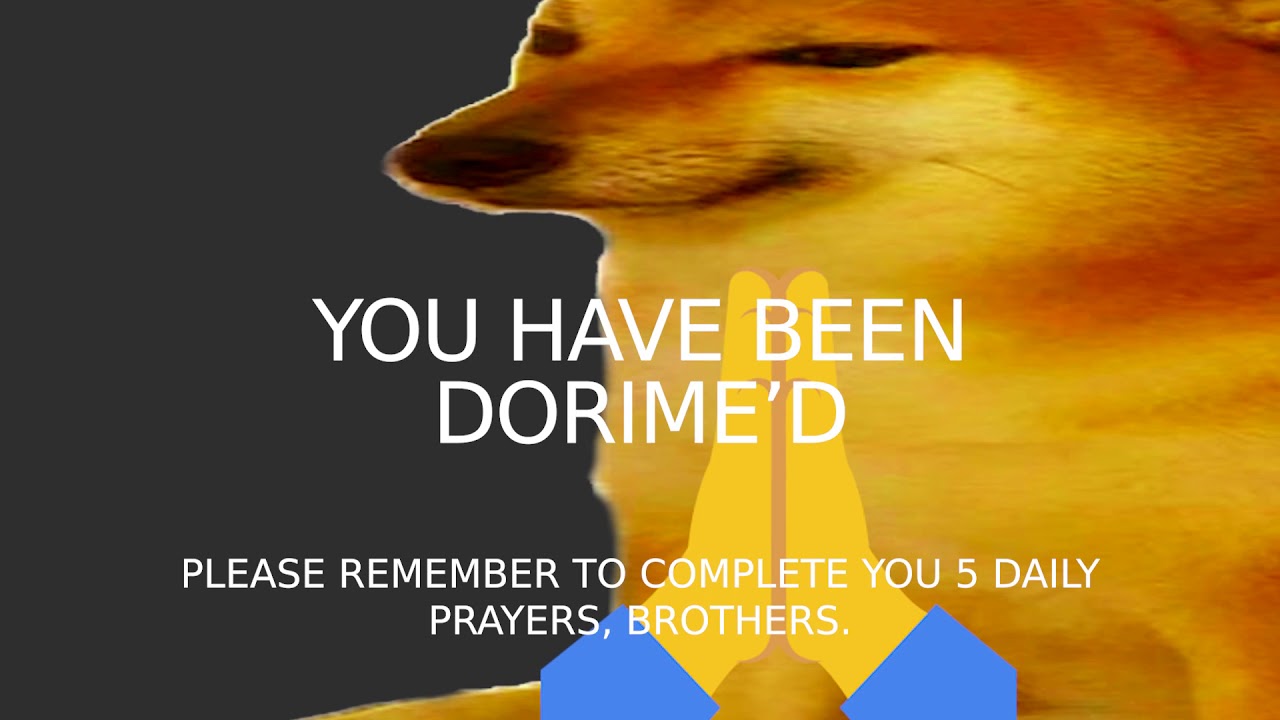 You have benn dorime'd Blank Meme Template
