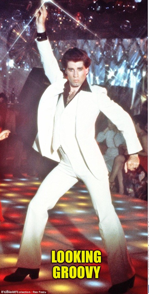 Saturday Night Fever | LOOKING GROOVY | image tagged in saturday night fever | made w/ Imgflip meme maker