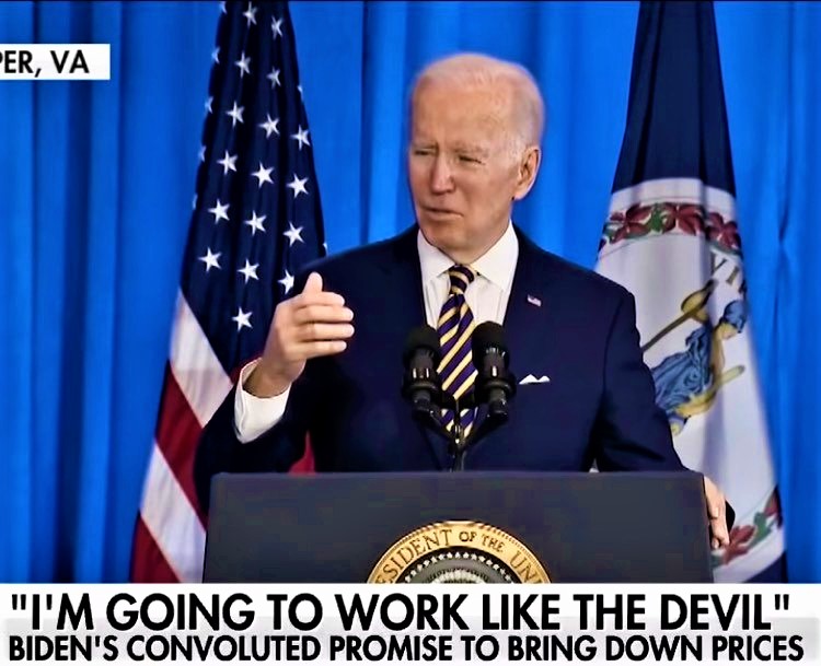 High Quality Biden is going to work like the devil Blank Meme Template