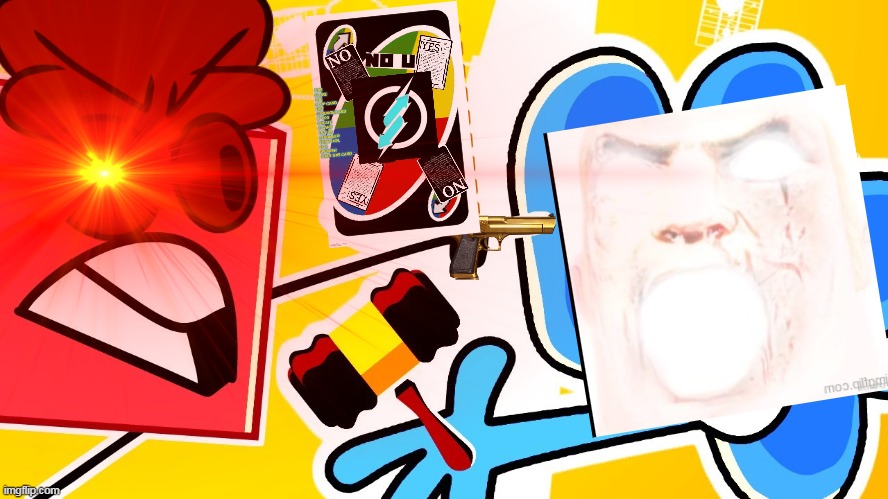 BFB 22 thumbnail but cringe | made w/ Imgflip meme maker