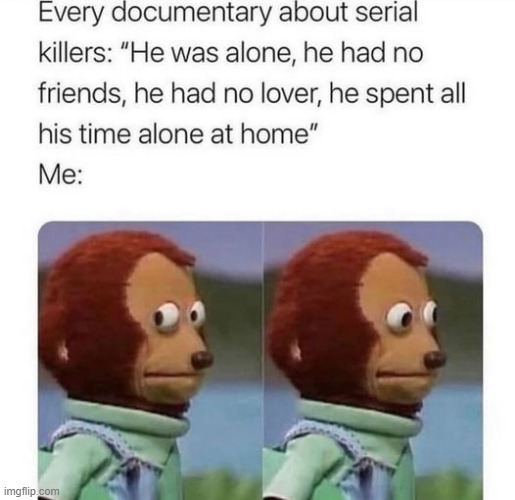 but im alone. have no friends, have no lover, and i spend all of my time alone | image tagged in memes,funny,msmg | made w/ Imgflip meme maker
