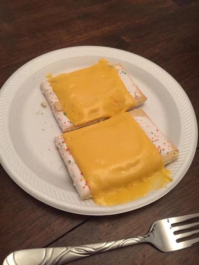 pop tart with cheese Blank Meme Template