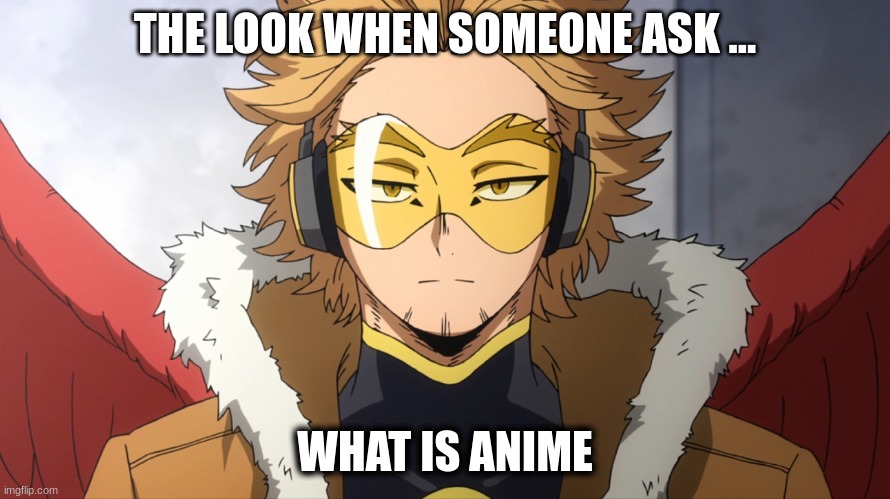meme8 | THE LOOK WHEN SOMEONE ASK ... WHAT IS ANIME | image tagged in anime,memes | made w/ Imgflip meme maker