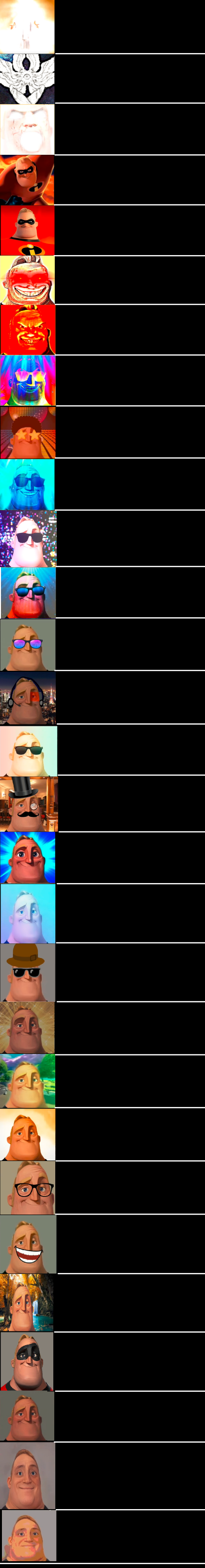 High Quality mr incredible becoming ultimate canny Blank Meme Template