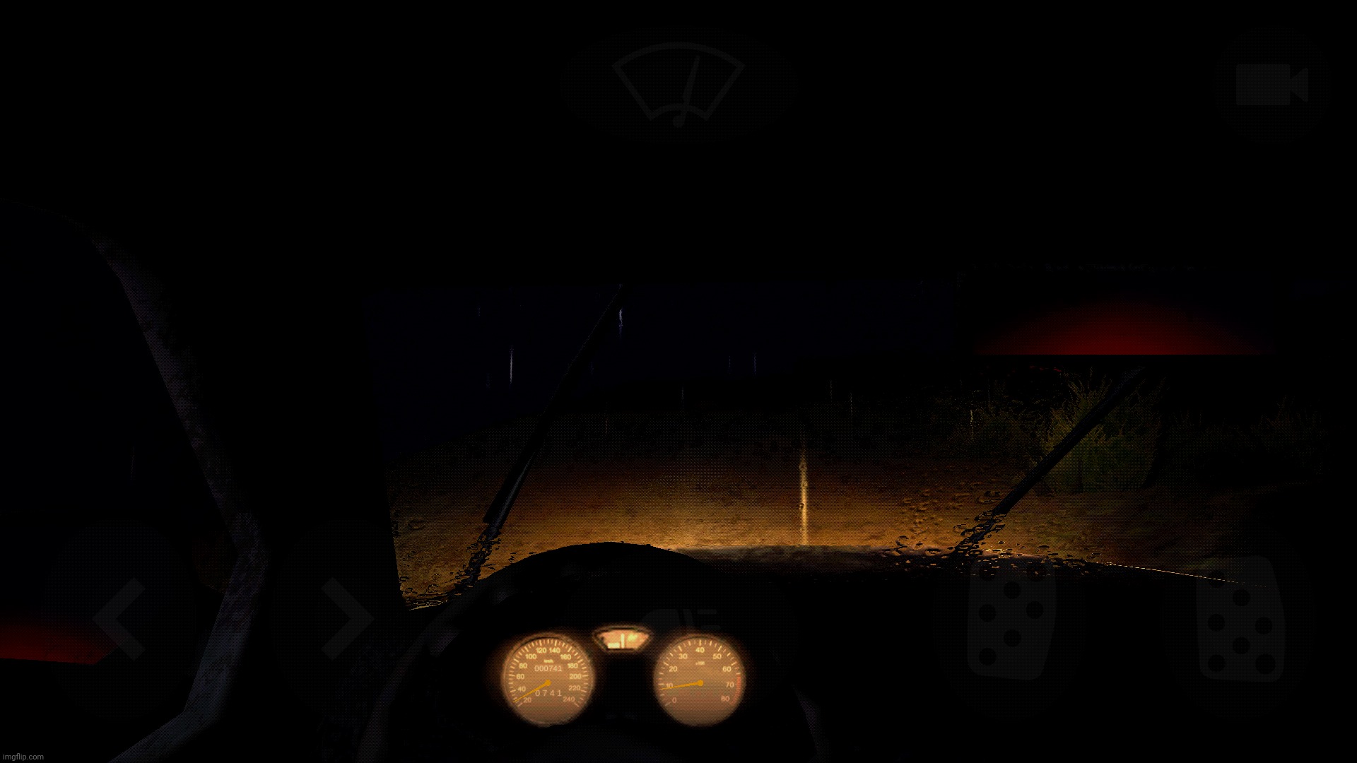 this game gives a creepy feeling even though theres no ghost, just a endless night driving. | made w/ Imgflip meme maker