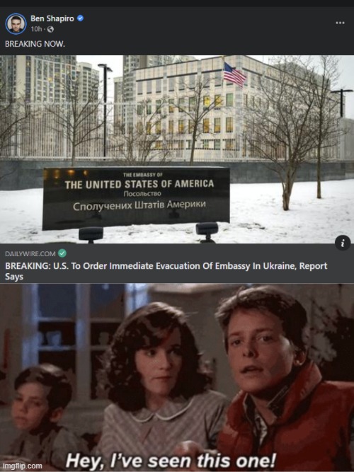 image tagged in hey i've seen this one,us embassy,ukraine,memes | made w/ Imgflip meme maker