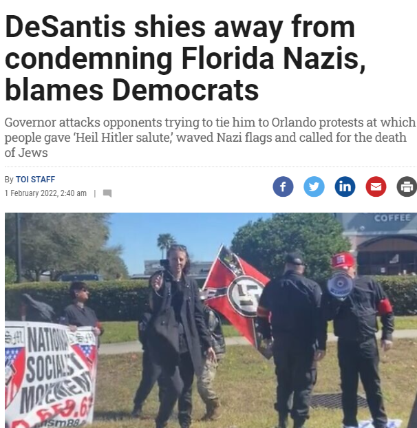 DeSantis Nazi Blank Meme Template