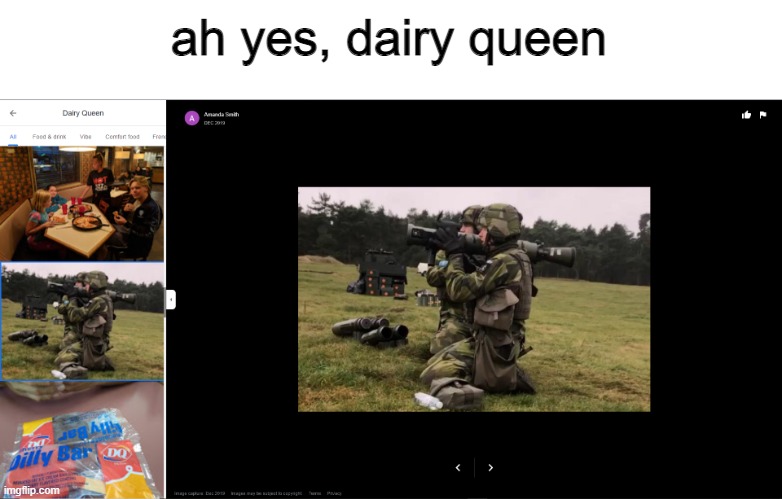 ah yes, dairy queen | made w/ Imgflip meme maker