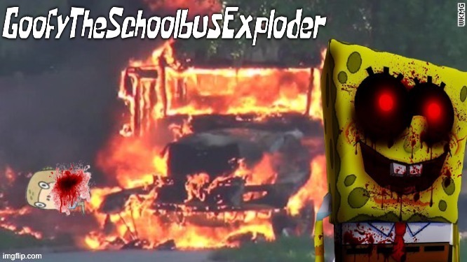 GoofyTheSchoolbusExploder's Announcement Template Blank Meme Template