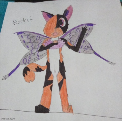 MothTheProtogen's Oc, Rocket | made w/ Imgflip meme maker