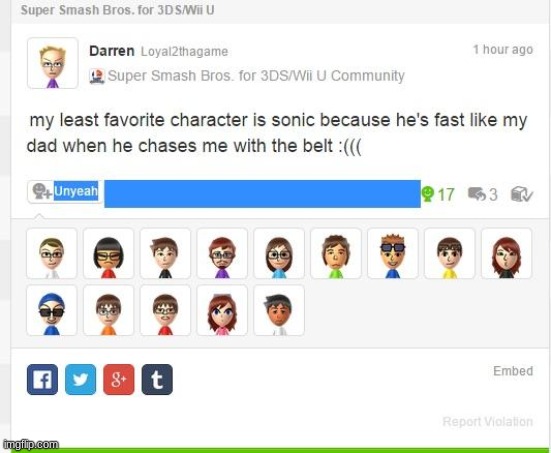if elfiya is gonna post miiverse stuff then i will | made w/ Imgflip meme maker
