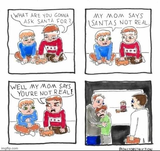 Christmas Comic in February | image tagged in memes,unfunny | made w/ Imgflip meme maker