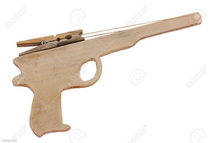 Rubber band gun | image tagged in rubber band gun | made w/ Imgflip meme maker