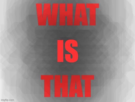 Blank White Template | WHAT THAT IS | image tagged in blank white template | made w/ Imgflip meme maker
