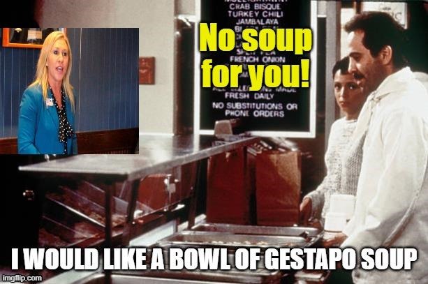 no soup for you | made w/ Imgflip meme maker