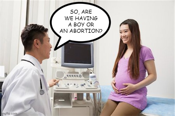 Chinese Exam | SO, ARE WE HAVING A BOY OR AN ABORTION? | image tagged in dark humor | made w/ Imgflip meme maker