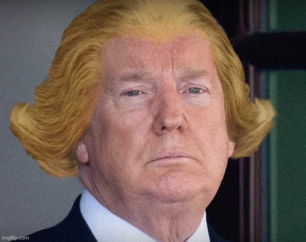 NEW! oompa loompa hairstyle now in vogue among daffy right wing extremists. (Submitted by mistake to dark humor lol) | image tagged in rumpt,oompa,loompa,dodoo | made w/ Imgflip meme maker