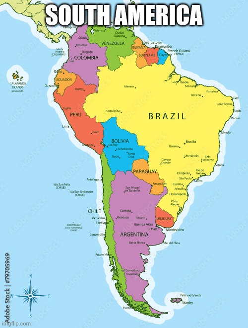 SOUTH AMERICA | made w/ Imgflip meme maker