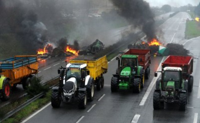 Shit is getting serious in France! | image tagged in france,tour de france,protests,protesters,farmers,convoys | made w/ Imgflip meme maker
