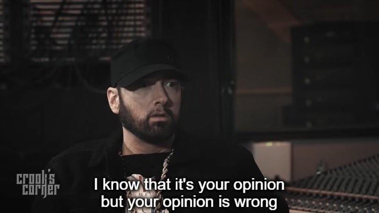 Your opinion is wrong Blank Meme Template