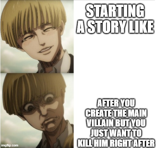 Story writers can relate Blank Meme Template