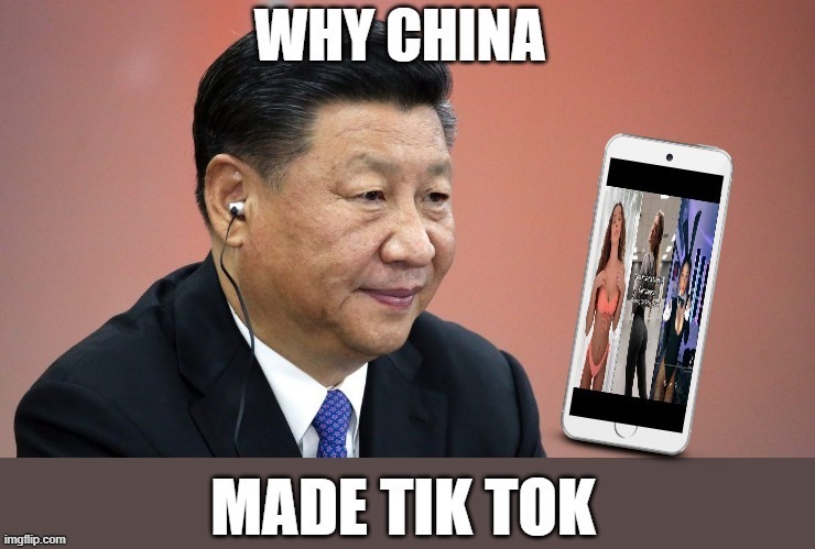 image tagged in xi jinping,tiktok sucks,tik tok,funny memes,strippers | made w/ Imgflip meme maker