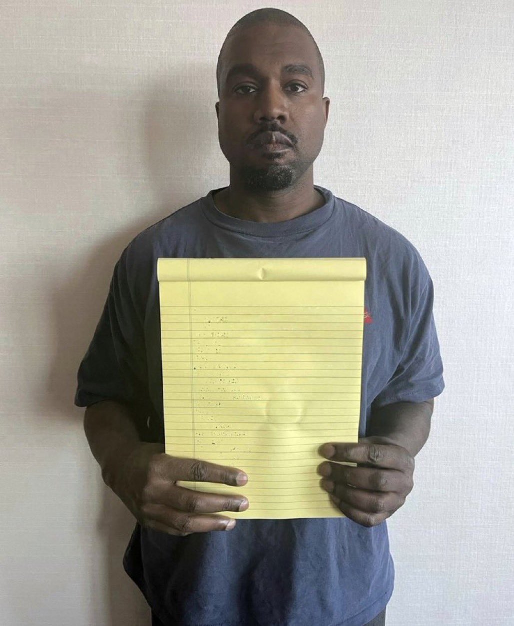 Ye With A Sign Blank Meme Template
