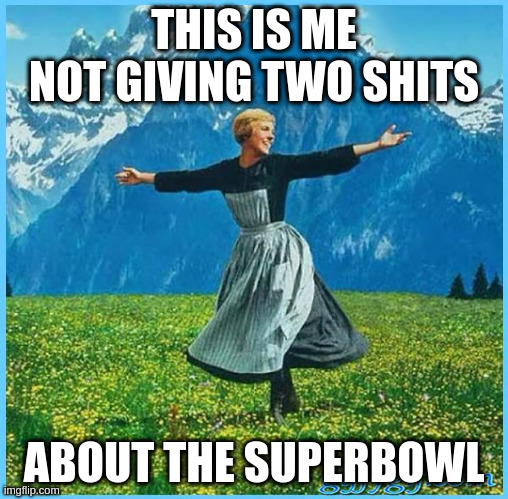 this is me not giving two shits about the superbowl | THIS IS ME NOT GIVING TWO SHITS; ABOUT THE SUPERBOWL | image tagged in this is me not caring | made w/ Imgflip meme maker
