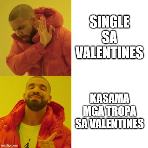 masaya kahit single sa valentines day translation