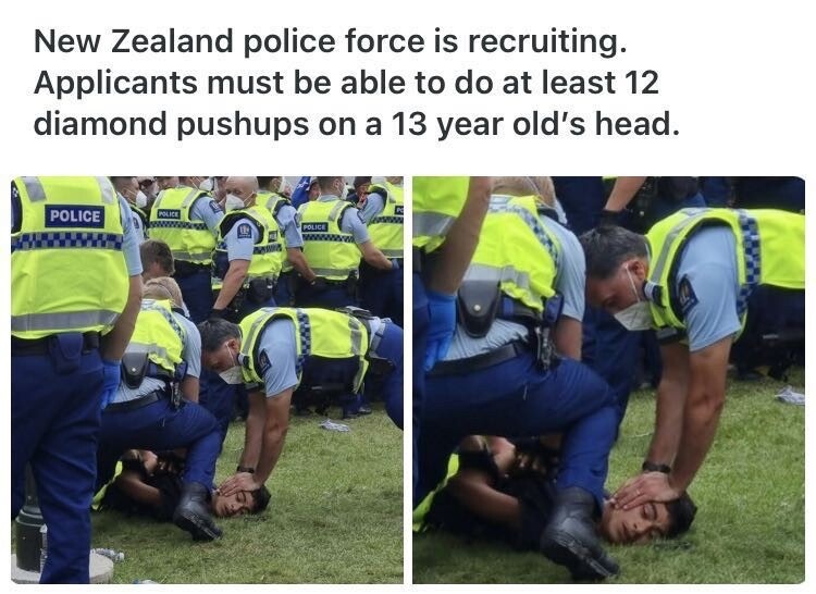 Where is Derek Chauvin when you need him? | image tagged in derek chauvin,chauvinism,new zealand,police brutality,jackboot thugs,thuglife | made w/ Imgflip meme maker