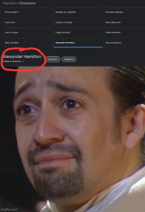 ...what | image tagged in sad hamilton | made w/ Imgflip meme maker