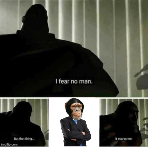 I fear no man | image tagged in i fear no man | made w/ Imgflip meme maker