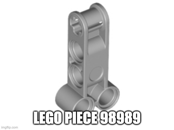 LEGO PIECE 98989 | made w/ Imgflip meme maker