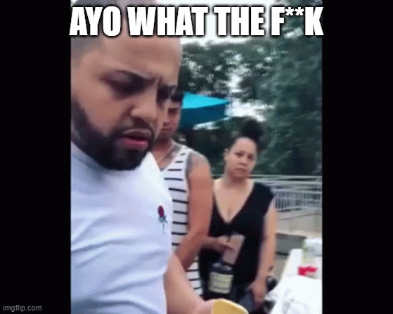 ayo what the guy | AYO WHAT THE F**K | image tagged in ayo what the guy | made w/ Imgflip meme maker