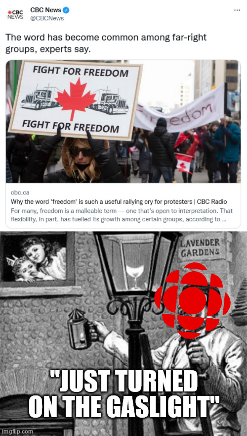 Canadian Gaslight | "JUST TURNED ON THE GASLIGHT" | made w/ Imgflip meme maker