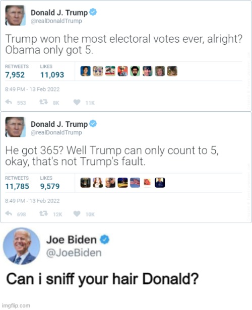 To prove this isn't political I made fun of both | made w/ Imgflip meme maker