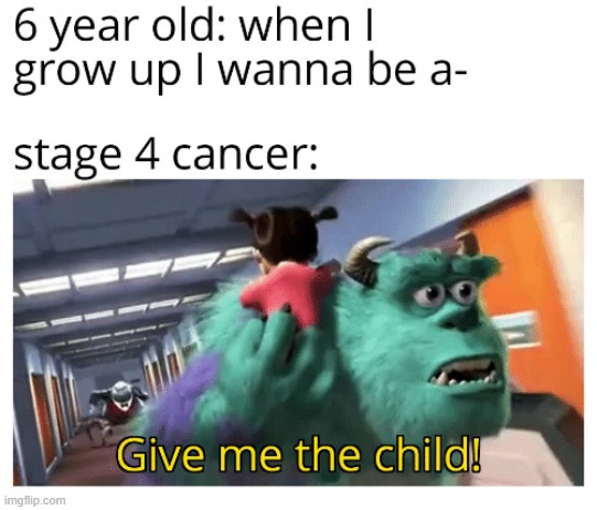 no | image tagged in monster inc,funny,dark humor | made w/ Imgflip meme maker