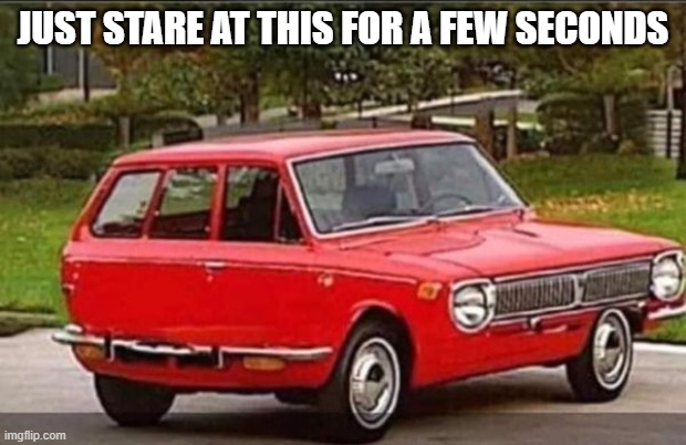 What The! | JUST STARE AT THIS FOR A FEW SECONDS | image tagged in car,illusion | made w/ Imgflip meme maker