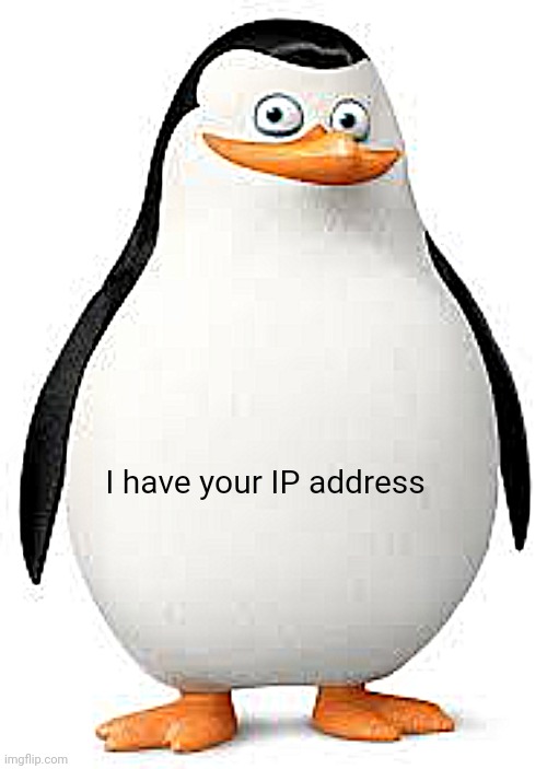 I have your IP address | image tagged in memes | made w/ Imgflip meme maker