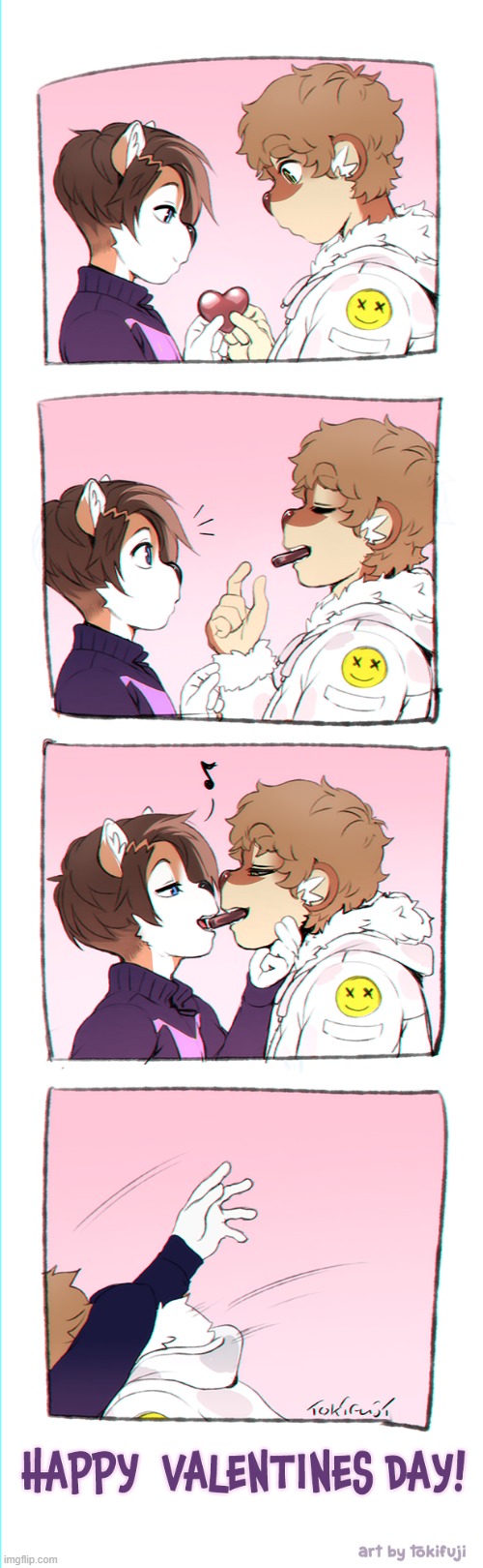 Another one, Because why not xD | image tagged in valentine's day,memes,furry,gay,cookies | made w/ Imgflip meme maker