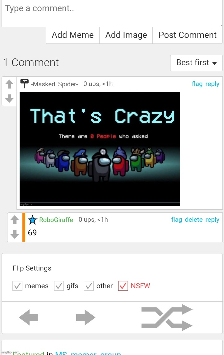 made w/ Imgflip meme maker