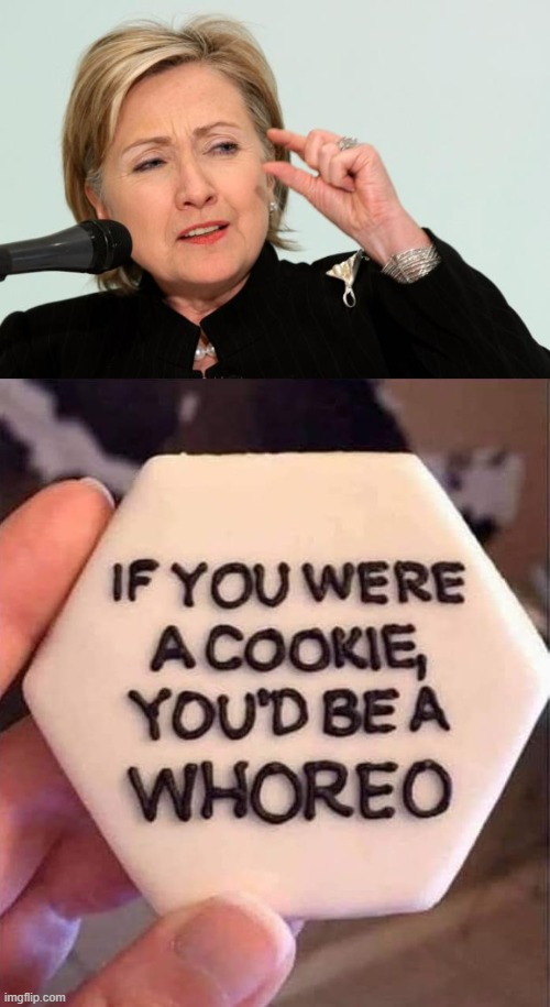 image tagged in hillary clinton fingers,cookie | made w/ Imgflip meme maker