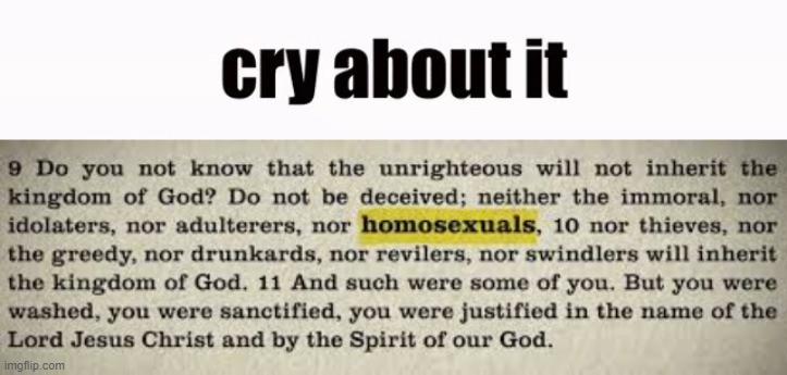 image tagged in cry about it | made w/ Imgflip meme maker