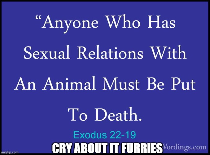 CRY ABOUT IT FURRIES | made w/ Imgflip meme maker