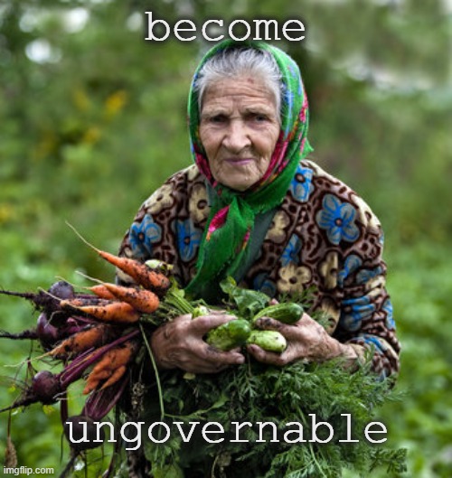 become; ungovernable | made w/ Imgflip meme maker