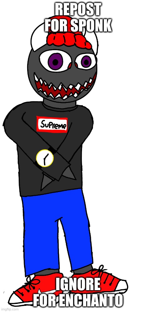 Mega drip sponk | REPOST FOR SPONK; IGNORE FOR ENCHANTO | image tagged in mega drip sponk | made w/ Imgflip meme maker