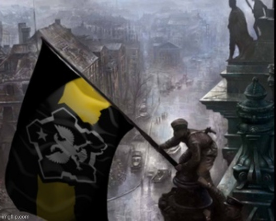 victory poster | image tagged in reichstag | made w/ Imgflip meme maker