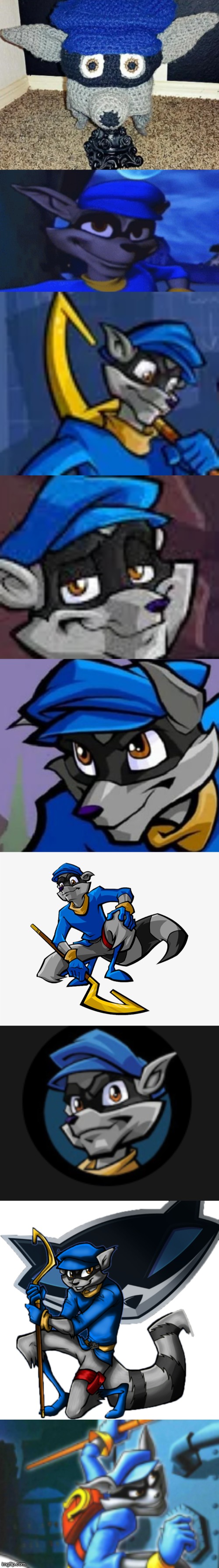 Sly cooper becoming canny | image tagged in sly cooper | made w/ Imgflip meme maker