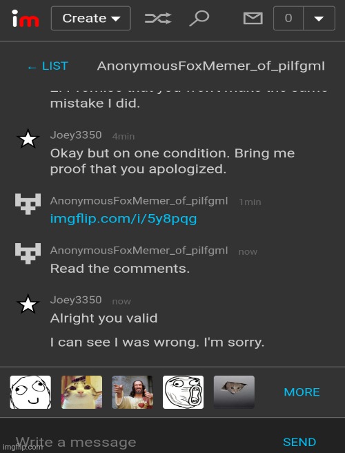 We can stop it all, he apologized. | image tagged in blank white template | made w/ Imgflip meme maker